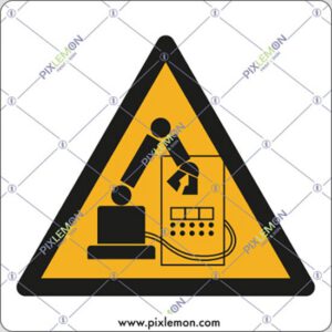 cartello (pericolo robot in movimento)