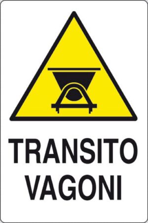 cartello TRANSITO VAGONI
