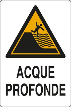 cartello ACQUE PROFONDE