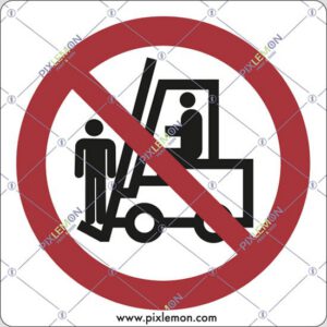 cartello (vietato sollevare persone)
