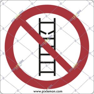 cartello (non usare le scale in cattivo stato)