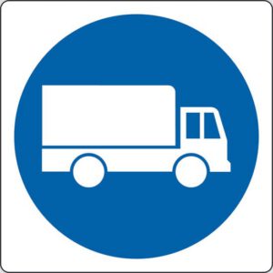 cartello (spegnere il motore)