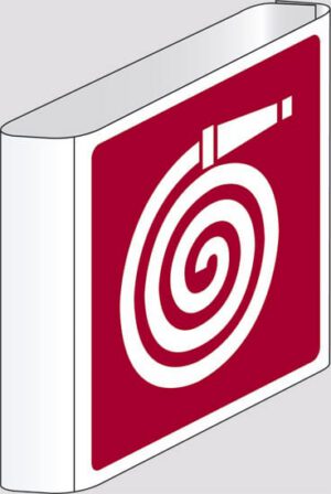 cartello bifacciale a bandiera (idrante)