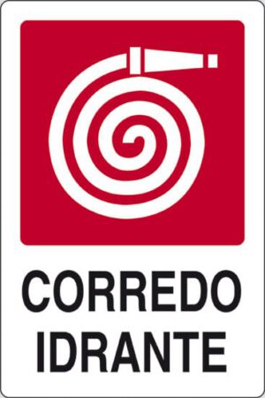 cartello CORREDO IDRANTE
