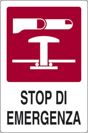 cartello STOP DI EMERGENZA