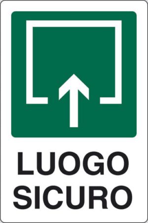 cartello LUOGO SICURO