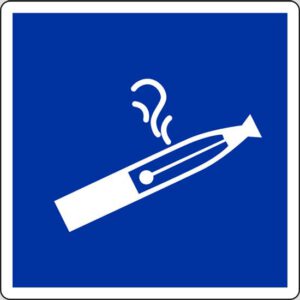 cartello (svapo permesso)