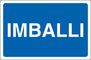 cartello IMBALLI