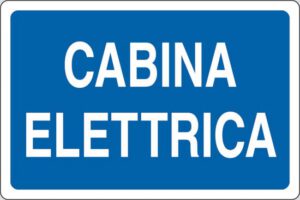 cartello CABINA ELETTRICA