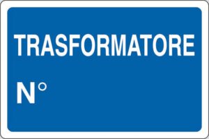 cartello TRASFORMATORE N°