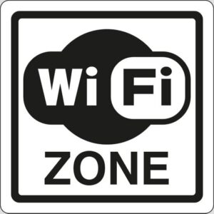 cartello WI-FI ZONE