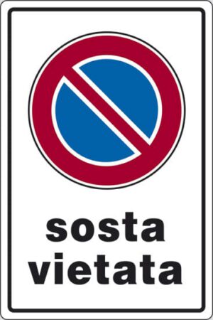 cartello sosta vietata