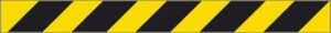 cartello Rifrangente (fasce giallo nere)