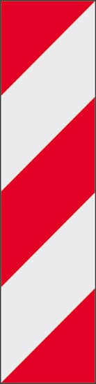 rifrangente fasce bianco rosse (classe 1 - 7 anni)