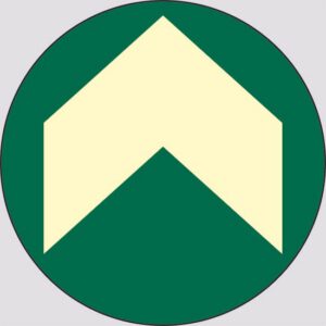 cartello diametro 9,5 (segnaletica a pavimento con antiscivolo)