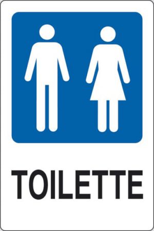 sign TOILETTE (ladies and gentlemen)
