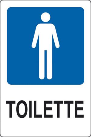 sign TOILETTE (gentlemen)