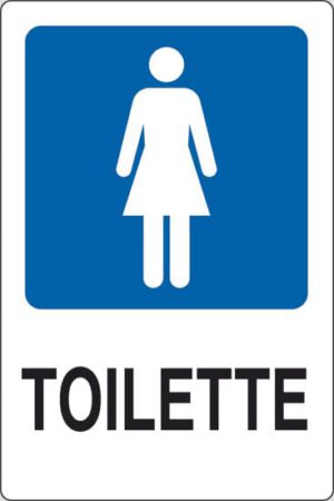 sign TOILETTE (ladies)