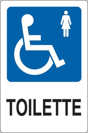 sign TOILETTE (disabled ladies)