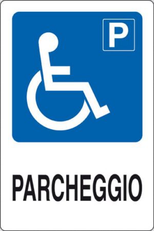 cartello PARCHEGGIO (disabili)