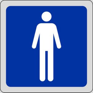 cartello (toilette uomini)