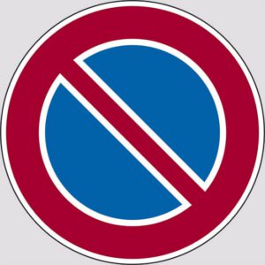 sign diameter 10 (no parking)