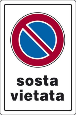 cartello sosta vietata