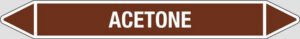 cartello ACETONE