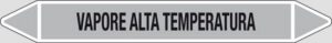 cartello VAPORE ALTA TEMPERATURA