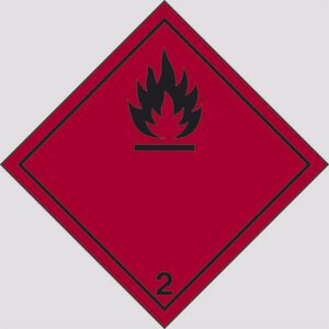 cartello Pericolo della classe 2 (Gas)