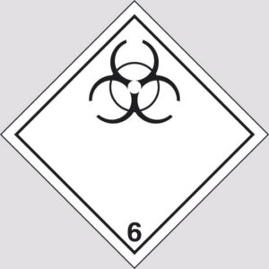 cartello Pericolo della classe 6.2 (Materie infettive)