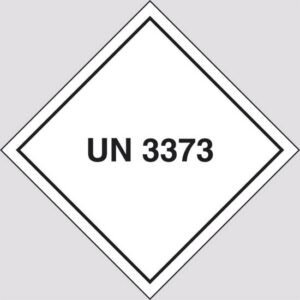 cartello Pericolo della classe 6.2 (Materia biologica, Categoria B) UN 3373