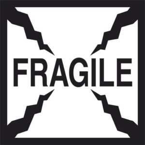 cartello FRAGILE