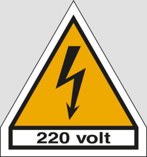 cartello Lato 3 -h 0,7 n° 12 220 volt