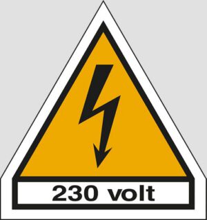 cartello Lato 3 -h 0,7 n° 12 230 volt