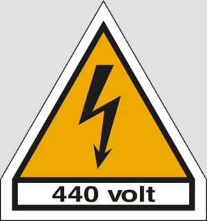 cartello Lato 12 -h 2 440 volt