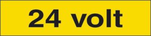 cartello n° 16 24 volt