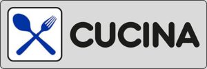 cartello CUCINA