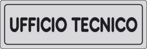 cartello UFFICIO TECNICO