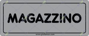cartello MAGAZZINO