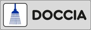 cartello DOCCIA
