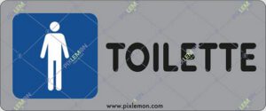 sign TOILETTE (gentlemen)