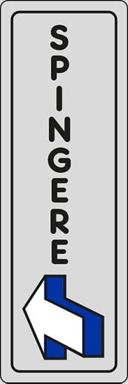 cartello SPINGERE