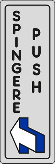 sign SPINGERE PUSH