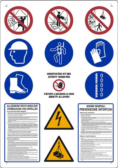 cartello polionda SIGNGROUP bilingue