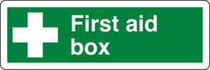 First aid box