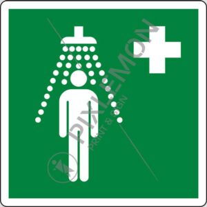 cartello (doccia di emergenza - safety shower)