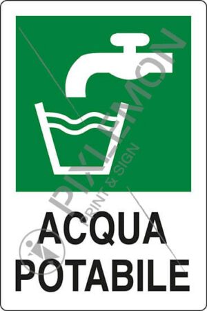 cartello ACQUA POTABILE