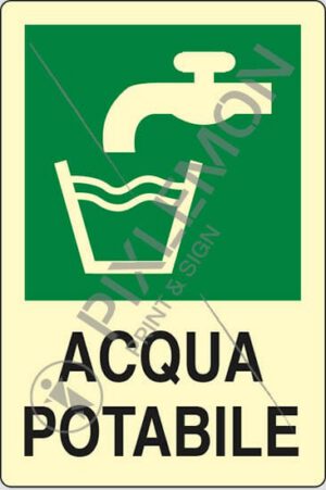cartello ACQUA POTABILE