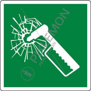 cartello (Martello di emergenza - Emergency hammer)